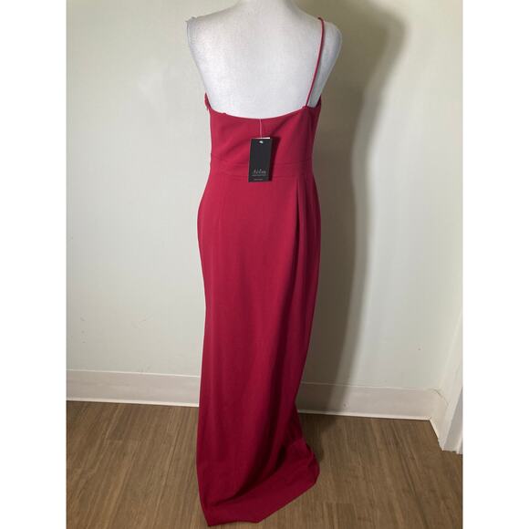 NWT Aidan One Shoulder Column Gown Sz 6 - Picture 2 of 3